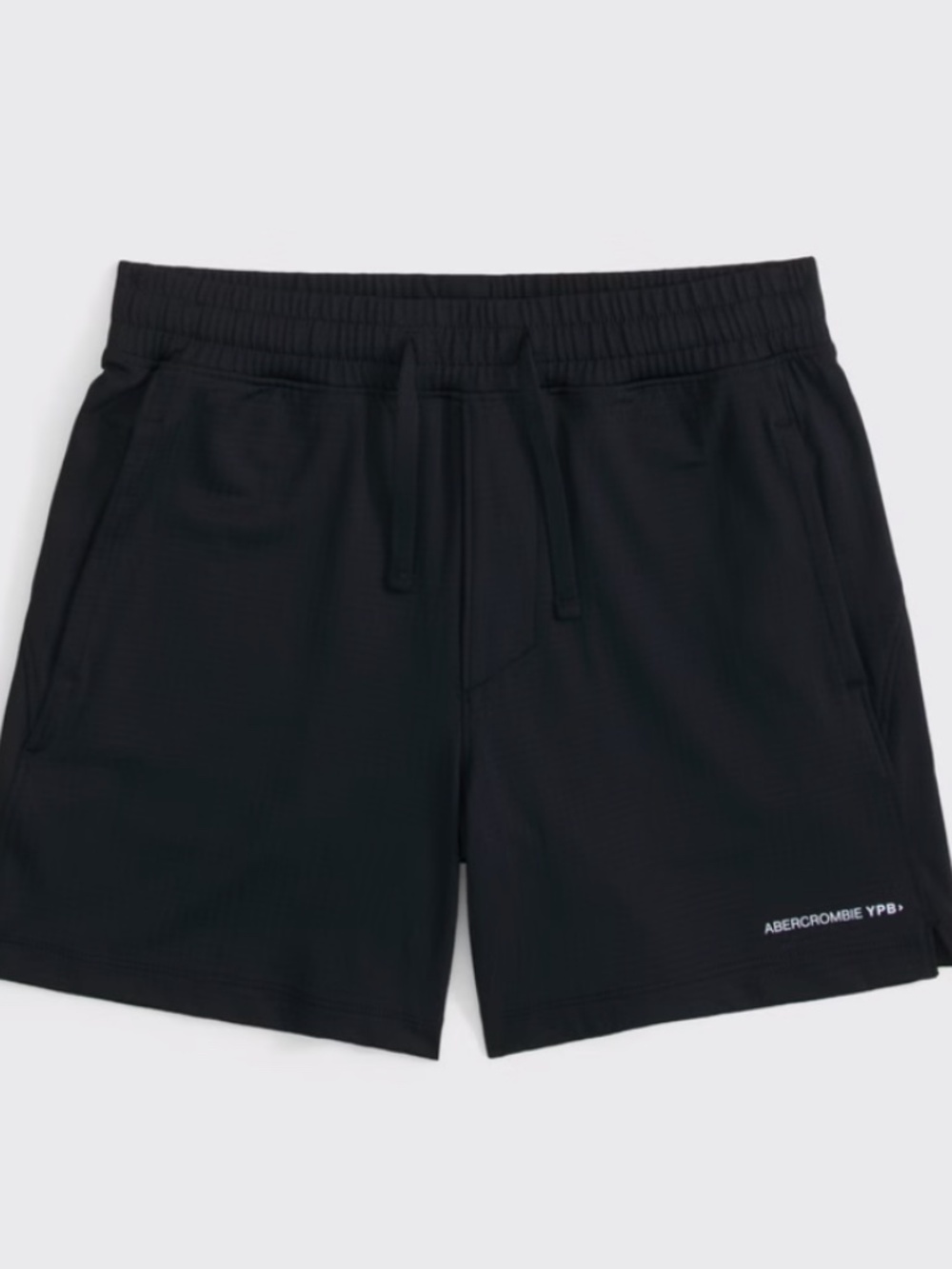 Abercrombie Kids Black Performance Drawstring Shorts